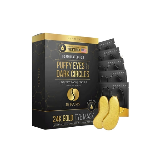 DERMORA 24K GOLD MÁSCARA DE OJOS