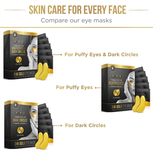 DERMORA 24K GOLD MÁSCARA DE OJOS