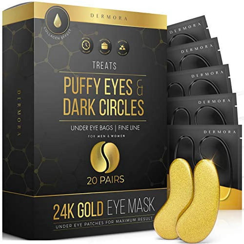 DERMORA 24K GOLD MÁSCARA DE OJOS
